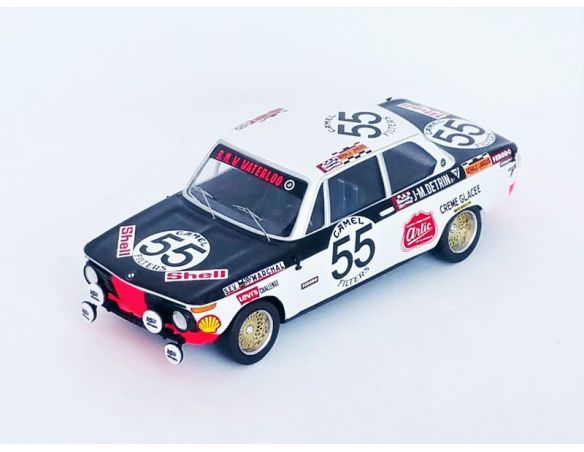 TROFEU TFRRBE22 BMW 2002 N.55 24H SPA-FRANCORCHAMPS 1972 DEROM-DETRIN 1:43 Modellino