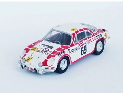 TROFEU TFRRBE23 ALPINE-RENAULT N.69 TOUR DE BELGIQUE 1971 DELBAR-COLLAER 1:43 Modellino