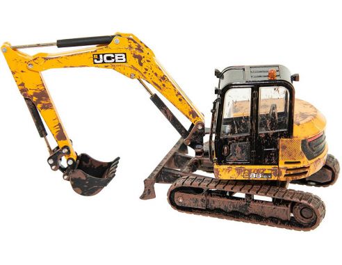 BRITAINS LC43279 JCB MIDI EXCAVATOR (MUDDY) 1:32 Modellino