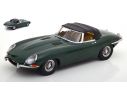 KK SCALE KKDC180483 JAGUAR E-TYPE CONVERTIBLE CLOSED SERIES 1 1961 DARK GREEN 1:18 Modellino
