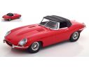 KK SCALE KKDC180484 JAGUAR E-TYPE CONVERTIBLE CLOSED SERIES 1 1961 RED 1:18 Modellino