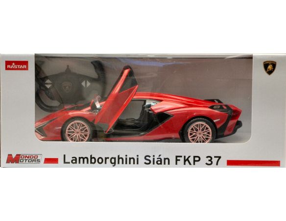 MONDO MOTORS MM63661R LAMBORGHINI SIAN RED RADIOCOMANDO 1:14 Modellino