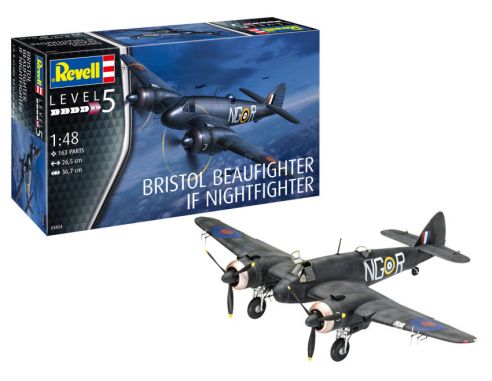 REVELL RV03854 BRISTOL BEAUFIGHTER IF NIGHTFIGHTER KIT 1:48 Modellino