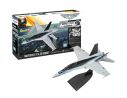 REVELL RV64965 MAVERICK'S F/A-18 HORNET TOP GUN MODEL SET KIT 1:72 Modellino