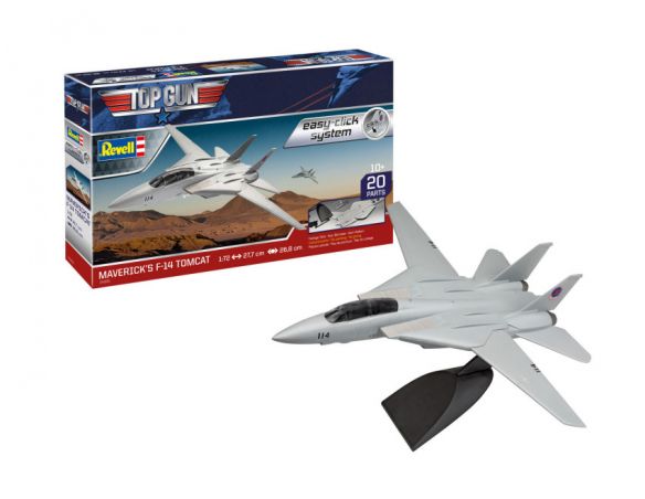 REVELL RV64966 MAVERICK'S F-14 TOMCAT TOP GUN MODEL SET KIT 1:72 Modellino