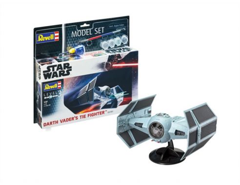 REVELL RV66780 MODEL SET DARTH VADER'S TIE FIGHTER KIT 1:57 Modellino