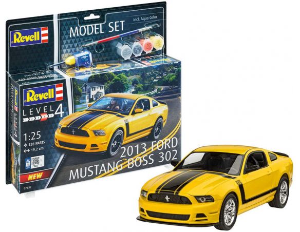 REVELL RV67652 FORD MUSTANG BOSS 302 MODEL SET KIT 1:25 Modellino