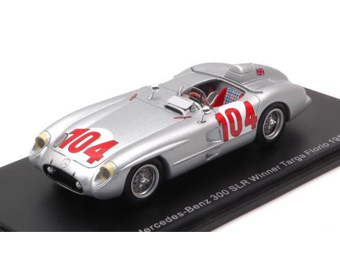 SPARK MODEL S43TF55 MERCEDES 300 SLR N.104 WINNER T.FLORIO 1955 S.MOSS-P.COLLINS 1:43 Modellino