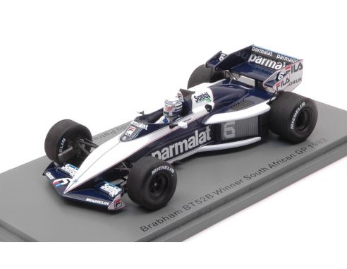 SPARK MODEL S7099 BRABHAM BT52B RICCARDO PATRESE 1983 N.6 WINNER SOUTH AFRICAN GP 1:43 Modellino