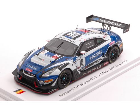 SPARK MODEL SB262 NISSAN GT-R N.18 24 H SPA 2019 IMPERATORI-JARVIS-LIBERATI 1:43 Modellino