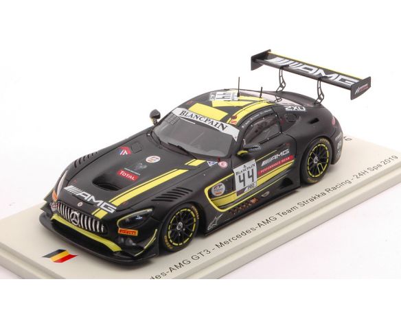 SPARK MODEL SB264 MERCEDES GT3 N.44 24 H SPA 2019 VAUTIER-PAFFET-WILLIAMSON 1:43 Modellino