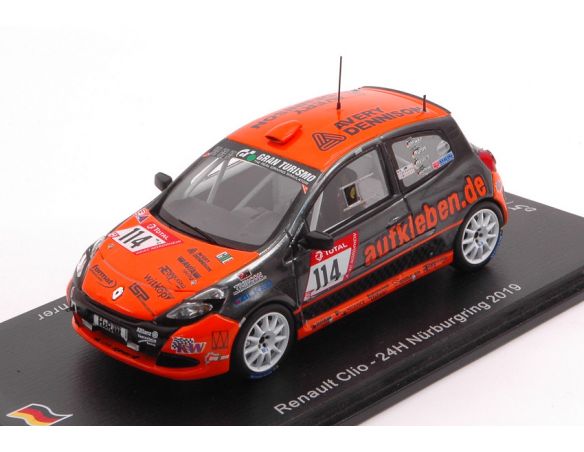 SPARK MODEL SG545 RENAULT CLIO N.114 24 H NURB.2019 UELWER-KUHN-WYLACH-BOHRER 1:43 Modellino