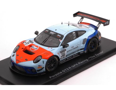 SPARK MODEL SP323 PORSCHE GT3 R GPX RACING N.36 THE SPADE 1:43 Modellino