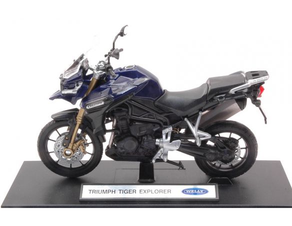 WELLY WE38511Q TRIUMPH TIGER EXPLORER 1:18 Modellino