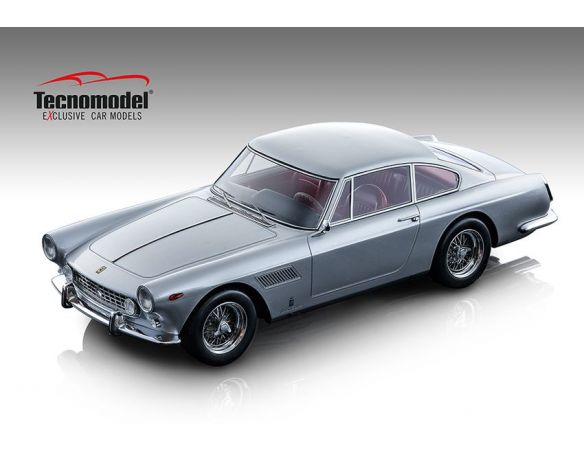 TECNOMODEL TMD18102B FERRARI 250 GTE 2+2 1962 MET.SILVER 1:18 Modellino