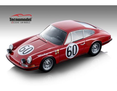 TECNOMODEL TMD18146B PORSCHE 911 S N.60 LE MANS 1967 WICKY-FARJON 1:18 Modellino