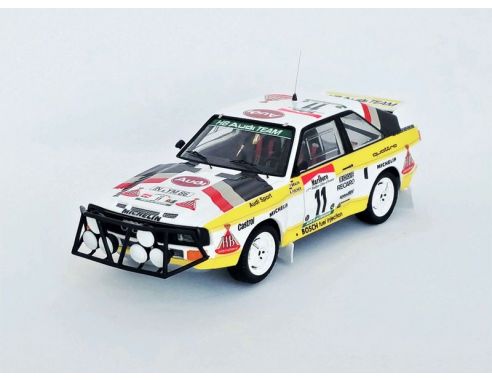 TROFEU TFRRCI03 AUDI SPORT QUATTRO N.11 BANDAMA RALLY 1985 BRAUN-FISCHER 1:43 Modellino