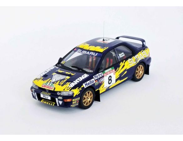 TROFEU TFRRNZ06 SUBARU IMPREZA 555 N.8 5th RALLY OF NEW ZEALAND 1997 BOURNE-VINCENT 1:43 Modellino