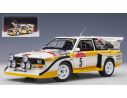 AUTOART AA88503 AUDI SPORT QUATTRO S1 N.8 WINNER SANREMO 1985 ROHRL-GEISTDORFER 1:18 Modellino