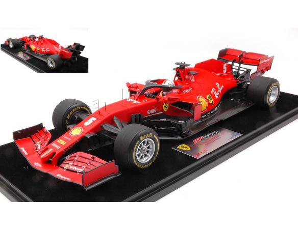 LOOKSMART LS18F1027 FERRARI SF1000 N.5 SEBASTIAN VETTEL BARCELLONA TEST 2020 1:18 Modellino