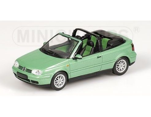 Minichamps PM430058335 VOLKSWAGEN GOLF CABRIO 1999 GREEN 1:43 Modellino