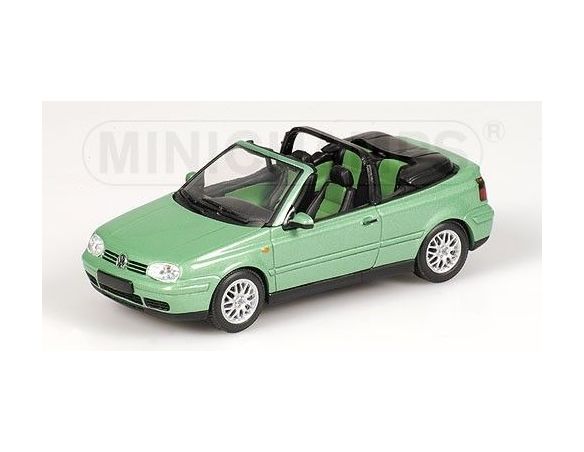 Minichamps PM430058335 VOLKSWAGEN GOLF CABRIO 1999 GREEN 1:43 Modellino