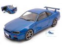 SOLIDO SL1804301 NISSAN SKYLINE GT-R (R34) 1999 BLUE 1:18 Modellino