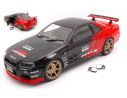 SOLIDO SL1804302 NISSAN SKYLINE GT-R (R34) 1999 ADVAN DRIFT LIVERY 1:18 Modellino