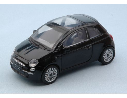 NEW RAY NY19587BK FIAT NUOVA 500 2007 BLACK 1:43 Modellino