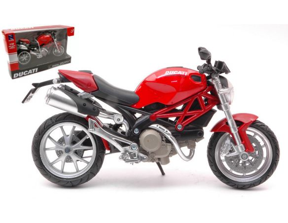 NEW RAY NY44023R DUCATI NEW MONSTER 1100 RED 1:12 Modellino