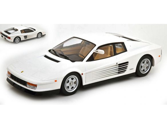 KK SCALE KKDC180502 FERRARI TESTAROSSA MONOSPECCHIO 1984 WHITE 1:18 Modellino