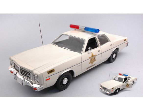 GREENLIGHT GREEN19092 DODGE CORONET 1975 HAZZARD COUNTY SHERIFF 1:18 Modellino
