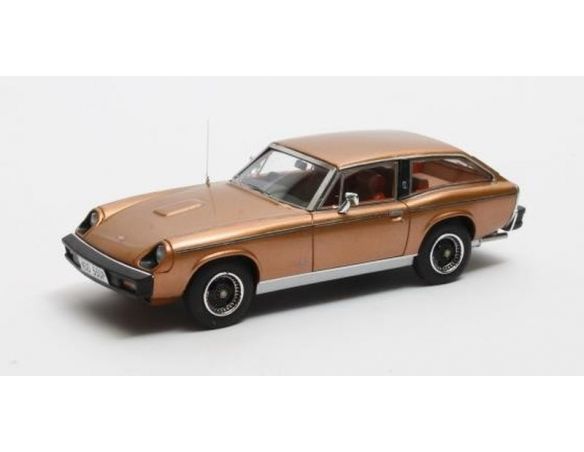 MATRIX SCALE MODELS MX41002-141 JENSEN GT 1975-1976 MET.GOLD 1:43 Modellino