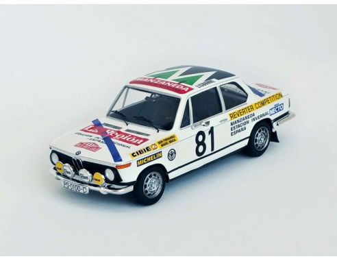 TROFEU TFRRFR21 BMW 2002 N.81 MONTE CARLO RALLY 1977 FERNANDEZ-BRASA 1:43 Modellino