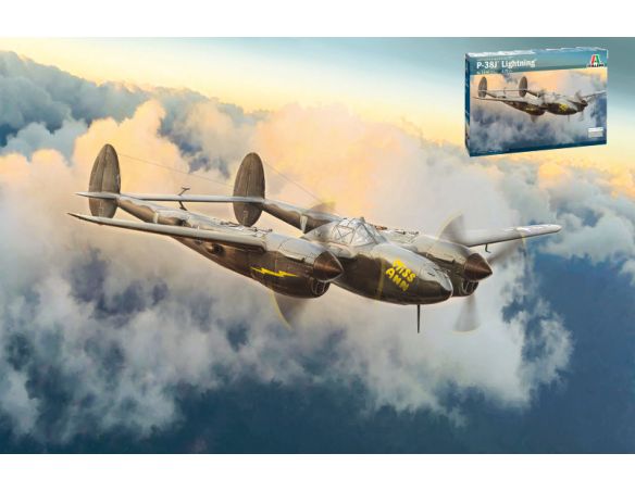 ITALERI IT1446 P-38J LIGHTNING KIT 1:72 Modellino