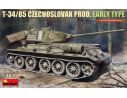 MINIART MIN37085 T-34/85 CZECHOSLOVAK PROD. EARLY TYPE KIT 1:35 Modellino