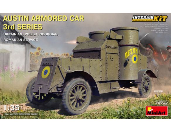 MINIART MIN39005 AUSTIN ARMORED CAR 3rd SERIES INTERIOR KIT 1:35 Modellino