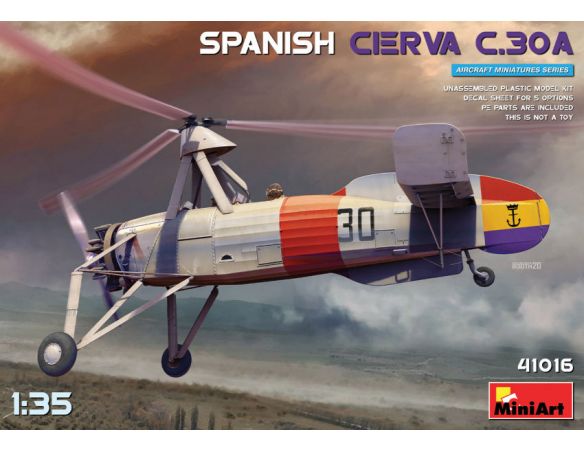 MINIART MIN41016 SPANISH CIERVA C 30A KIT 1:35 Modellino