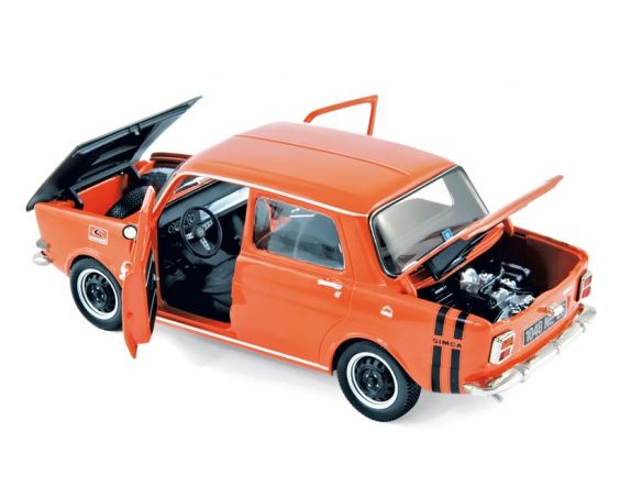 NOREV NV185700 SIMCA 1000 RALLY 1971 SARDE RED 1:18 REPROD. Modellino