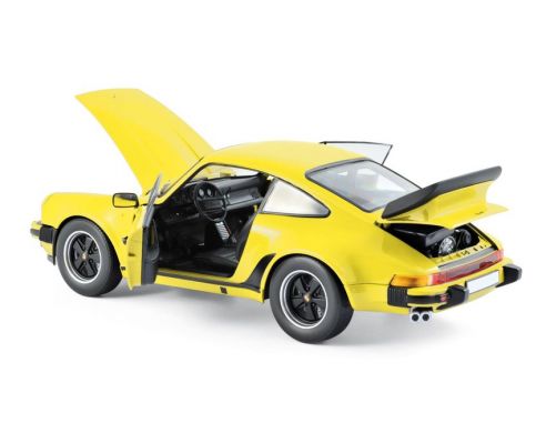 NOREV NV187579 PORSCHE 911 TURBO 3.0 1976 YELLOW 1:18 Modellino