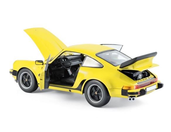 NOREV NV187579 PORSCHE 911 TURBO 3.0 1976 YELLOW 1:18 Modellino
