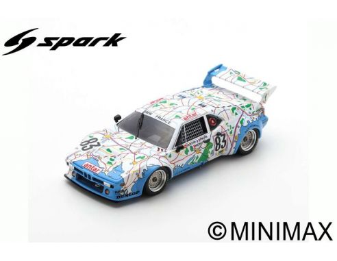 SPARK MODEL S6402 BMW M1 N.83 LM 1980 D.PIRONI-D.QUESTER-M.MIGNOT 1:43 Modellino