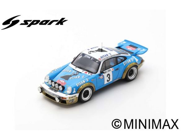 SPARK MODEL S6639 PORSCHE 911 N.3 WINNER MONTE CARLO 1978 J-P.NICOLAS-V.LAVERNE 1:43 Modellino
