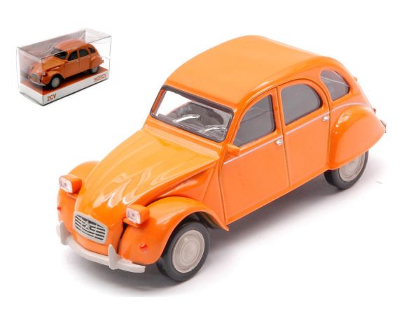 NOREV NV150511 CITROEN 2 CV 6 CLUB 1979 MANDARIN ORANGE 1:43 Modellino