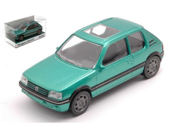 NOREV NV471717 PEUGEOT 205 GTI 1992 GREEN METALLIC 1:43 Modellino