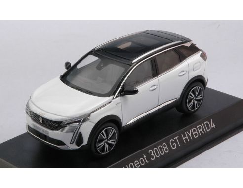 NOREV NV473920 PEUGEOT 3008 GT HYBRID 2020 PEARL WHITE 1:43 Modellino