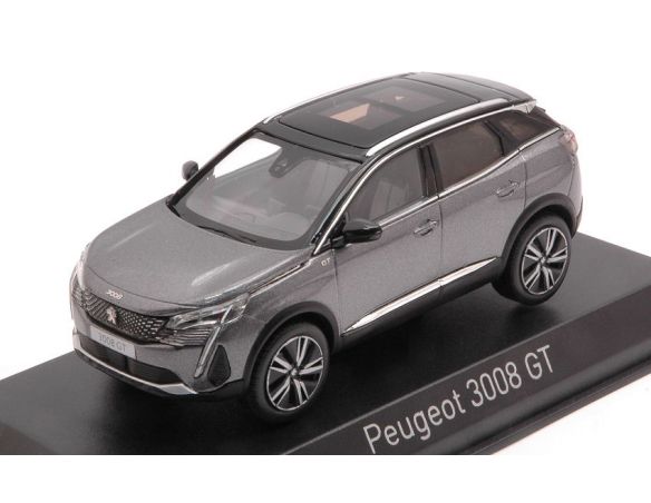 NOREV NV473921 PEUGEOT 3008 GT 2020 PLATINIUM GREY 1:43 Modellino