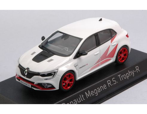 NOREV NV517739 RENAULT MEGANE R.S. TROPHY-R 2019 WHITE & RED RIMS 1:43 Modellino