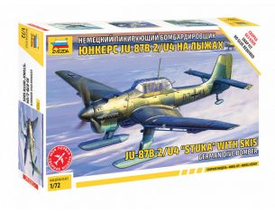 ZVEZDA Z7323 JU-87 B2/U4 STUKA W/SKI KIT 1:72 Modellino