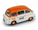 BRUMM BM0648 FIAT 600D MULTIPLA COMMERCIALE FANTA/COCA COLA 1961 1:43 Modellino